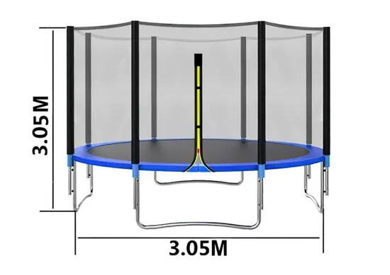 Combo Bounce Jump Outdoor Fitness PVC Spring Cover Padding Kids Trampoline