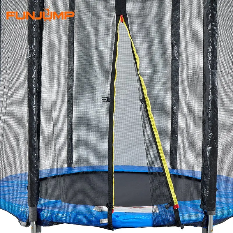 Trampolino elastico rotondo per bambini all'aperto 14 piedi con trampolino fitness con recinzione