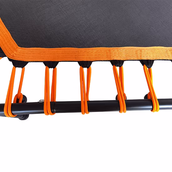 Trampolino elastico per esercizi a forma esagonale con impugnatura in schiuma regolabile, mini prezzo di fabbrica da 45 pollici, trampolino fitness da salto