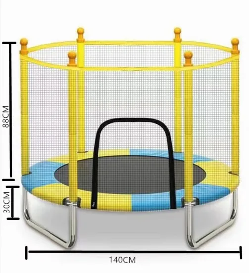 Trampolini elastici per esercizi di salto per bambini, rotondi, di grandi dimensioni, progettati su misura, progettati su misura, per uso interno ed esterno