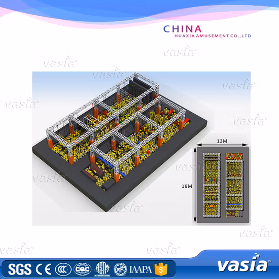 Funjump Fancy Garden Square Trampolino per bambini 8FT Betttrampolin